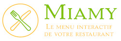 Logo miamy menu de restaurant interactif